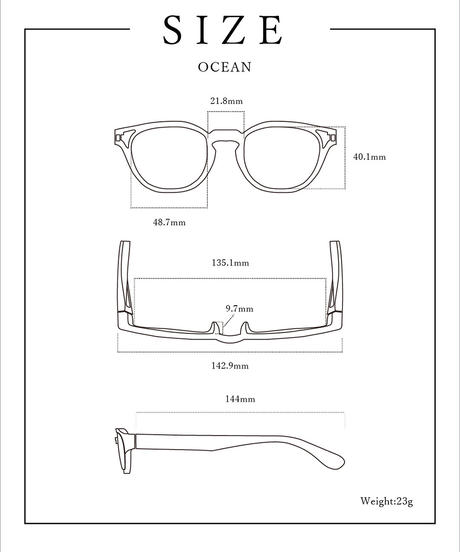 OCEAN CLEAR green / ブルーライトカット